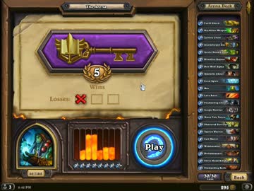 Hearthstone - アリーナ戦！ 調子のいいシャーマン篇　その3
