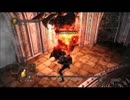 ダークソウル２ レベル１でボス戦-04(熔鉄デーモン)