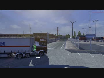 【ETS2】港でトラックを観察してみた【マルチプレイ】