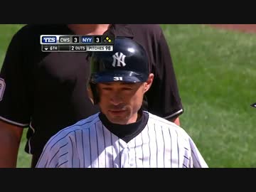 イチロー、逆転のタイムリーヒット