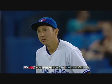 ムネリン、ナイスプレーで1アウト