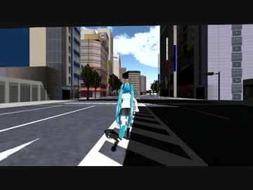 [Unity]ゼンリンの「Japanese Otaku City」(秋葉原)をミクさんが散歩してみた影付