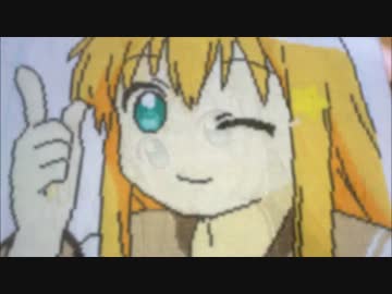 歳納京子をクロスステッチで作ってみた