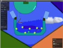 Phunでボールすくいゲーム（水流実験の応用）