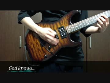 【涼宮ハルヒの憂鬱】 God Knows... ちょっとアレンジして弾いてみた