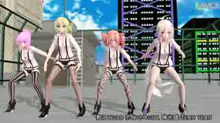 【MMD】テト・ハク・ルカ・グミ「妄想疾患■ガール」