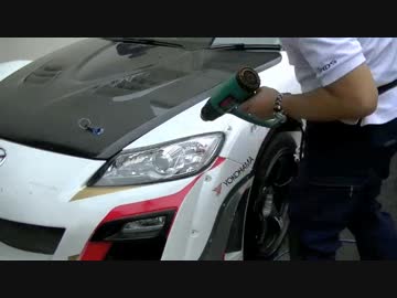 ステッカー剥離作業【ナイトスポーツRX-8】