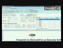 Create barcode lists using batch process series