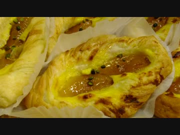 【323作】無花果のコンポートデニッシュパン作ってみた【パン作成】