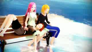 【MMD】ルカとHeart BeatsをMEIKOとレンで