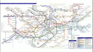 非公式ロンドン地下鉄路線図の作成