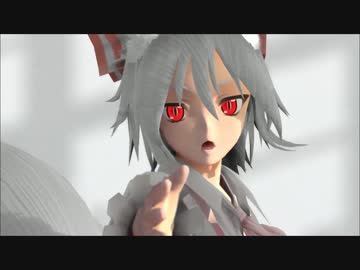 【東方MMD】　GLIDE　【妹紅/藍】