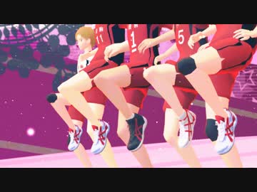 【MMDHQ!!】美脚戦隊音駒ダヨー【クロの日】