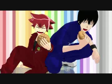 【ペダルMMD】メロンパンズが　おこちゃま戦争踊ったそうです
