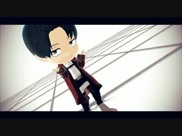 【進撃のMMD】ねんどろたちも踊りたいぃぃ！【自作モデル】