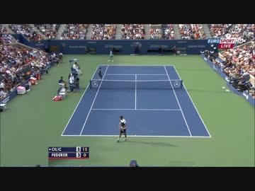 『勝者は錦織と』全米オープン2014 準決勝 チリッチ対フェデラー