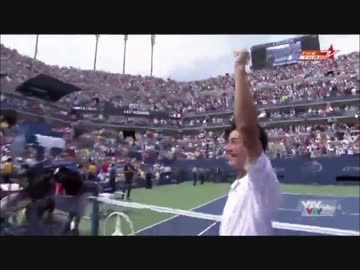 全米オープン2014 準決勝 錦織圭vsジョコビッチ ハイライト