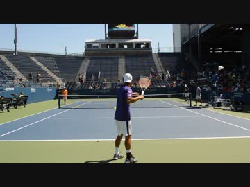 【全米オープン2014】錦織圭のプラクティスセッション