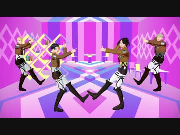 【進撃のMMD】ハンジとビバハピ【ハンジ誕遅刻】