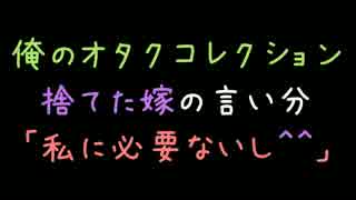 俺のオタクコレクション捨てた嫁の言い分「私に必要ないし＾＾」【2ch】