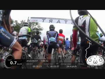 【初心者】裏磐梯スカイバレーヒルクライム2014の様子・前編【HDR-AS100V】