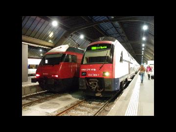 ドイツ＆スイス鉄道旅行２日目part3 チューリッヒまでの道のり