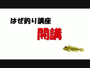 【初心者向け】　簡単釣紹介　はぜ釣り講座