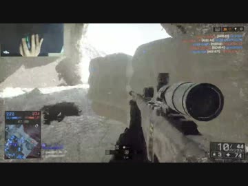 (BF4)TIE_Ru スナイパー 実況プレイ3 【超スピードエイム】