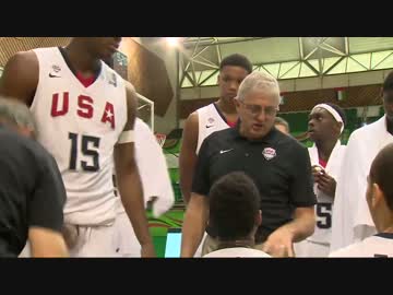 【高校バスケ】 日本 vs アメリカ 【2014年】 2ndQ1/2