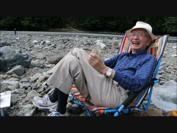 おじいちゃんと、渓流魚を釣って焼いて食べたよ！【調理編】