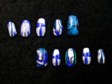 【ダライアスバースト】サウザンドナイブズ作ってみた【痛ネイル】