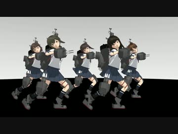 【MMD艦これ】とらはぜ様磯波に艤装をつけてみた（艤装版モデル配布）