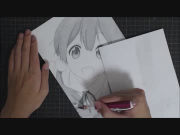 たまこまーけっと160分で北白川たまこ描いてみた