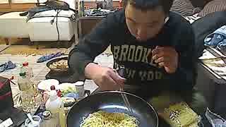 こうきゃの飯配信(2014.9.21)梅蘭風あんかけ焼きそば 調理編Part.2