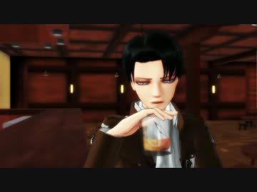 【進撃のMMD】幹部のPusseCafe【Short＋おまけ】