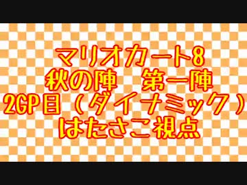 【マリオカート8】秋の陣 第1陣 はたさこ視点 2GP目【実況】