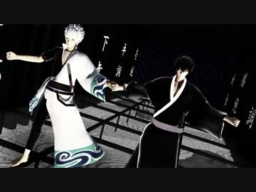 Mmd銀魂 銀さんと新sam方さんでwave ニコニコ動画