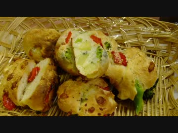 【343作】混ぜ混ぜパン作ってみた【パン作成】