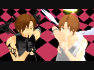 【APヘタリアMMD】伊兄弟でSweet Devil&amp;Angel