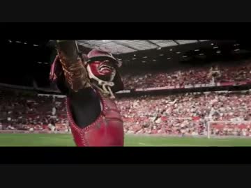 カップヌードルの赤きサムライがマンチェスターに降臨