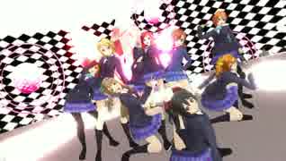 【MMDラブライブ！】 μ'sの10人全員でOne・Two・Three 【体型改造】