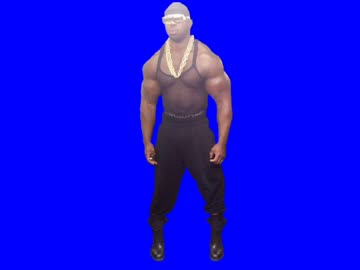 イギリス最大の二頭筋を誇るTiny Ironさんそっくりの謎の黒人BB.mp4