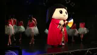 いわき市のゆるキャラ徳ひめちゃま in ライブハウス