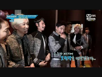 140918 Super Junior セルフPRと舞台裏雰囲気 日本語字幕