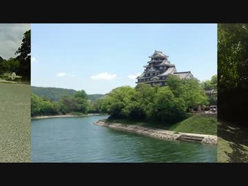 岡山城～後楽園外周ポタリング