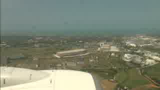 【機窓動画】台湾桃園国際空港でゴーアラウンド