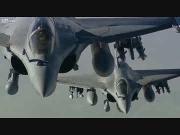 【イラク】フランス空軍ラファール戦闘機によるイスラム国への空爆