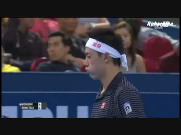 錦織圭 テニス マレーシア・オープン決勝 海外実況(2014.9.28)