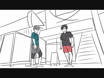 【手描き】東京主将組でお好み焼き