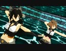 【MMD艦これ】二人にかっこよくWAVE踊ってもらった！